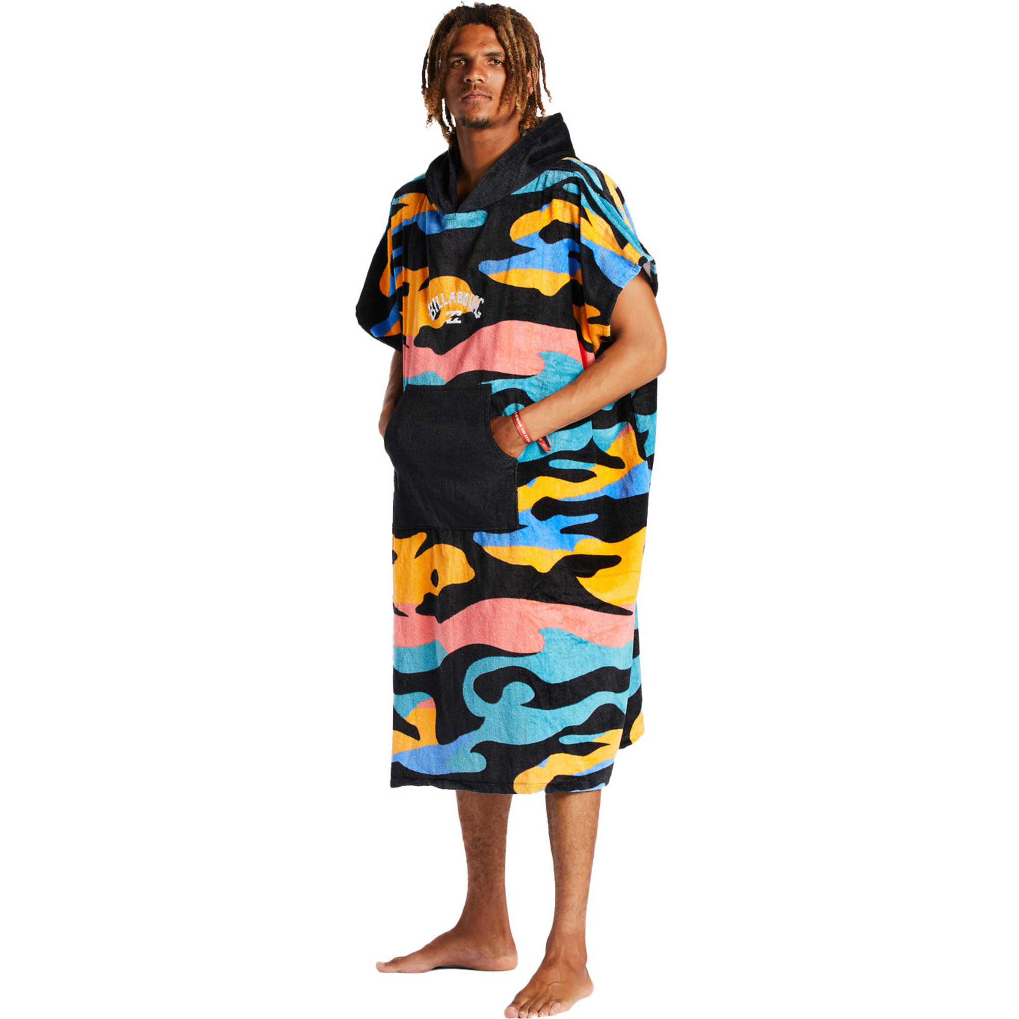 2024 Billabong Mens Hooded Towel Change Robe / Poncho ABYAA00220